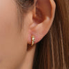Elsa Gold Plated Earrings for a Fairytale Finish