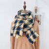 Coffee Blue Cashmere Scarf
