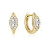 Elsa Gold Plated Earrings for a Fairytale Finish