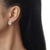 Stylish Silver Button Earrings for Versatile Wear