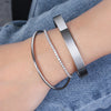 Versatile Rhodium-Plated Tennis Bracelet for a Classic Look