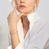 Classic Princess Cut Bracelet with Modern Glamour