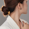 Whimsical 18K Gold Plated & Black Rhodium Earrings