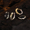 Whimsical 18K Gold Plated & Black Rhodium Earrings