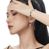 Sleek Rhodium-Plated Bracelet with Modern Elegance