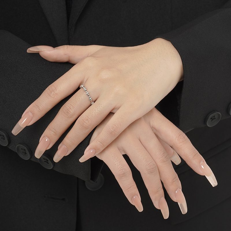 Amedeo Silver Ring with Unique Craftsmanship