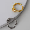 Gold Plated Trust Ring with Bold Design