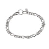 Rhodium-Plated Silver Bracelet for Subtle Sophistication