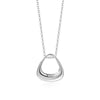 Rhodium-Plated Polo Necklace