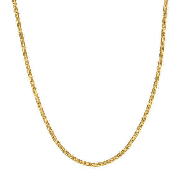 Rocky Gold Plated Necklace for Bold Statement