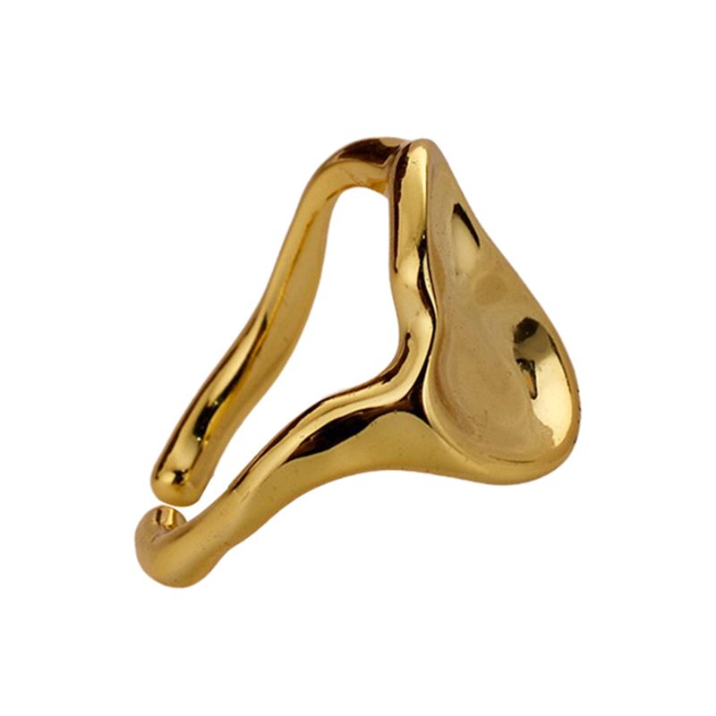 Clutch Gold Plated Ring for Everyday Elegance