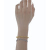 Rhodium-Plated Silver Bracelet for Subtle Sophistication