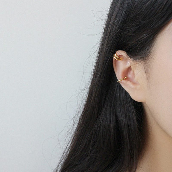 Pointed Gold Plated Ring with Bold Design