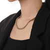 Gold Plated Snake Necklace for Distinctive Style
