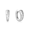 Sheen Silver Earrings with a Polished Look