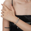 Elegant Baroque Pearl and Silver Bracelet for a Timeless Appeal