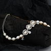 Elegant Baroque Pearl and Silver Bracelet for a Timeless Appeal