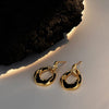 Golden Thea Drop Earrings for Effortless Charm, Gold-Plated