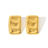 Modern Wedge Studs