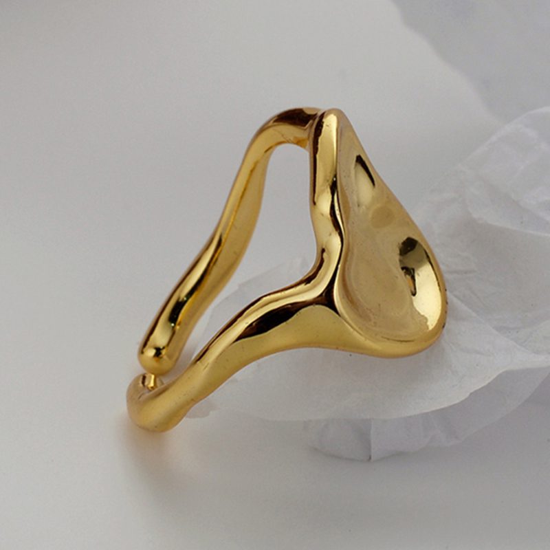 Clutch Gold Plated Ring for Everyday Elegance
