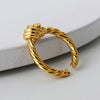 Gold Plated Trust Ring with Bold Design