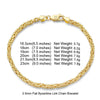 Modern Italian Gold Plated Bracelet for Statement Style